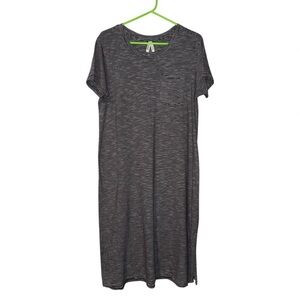 Pact Striped Shirt Dress Size M